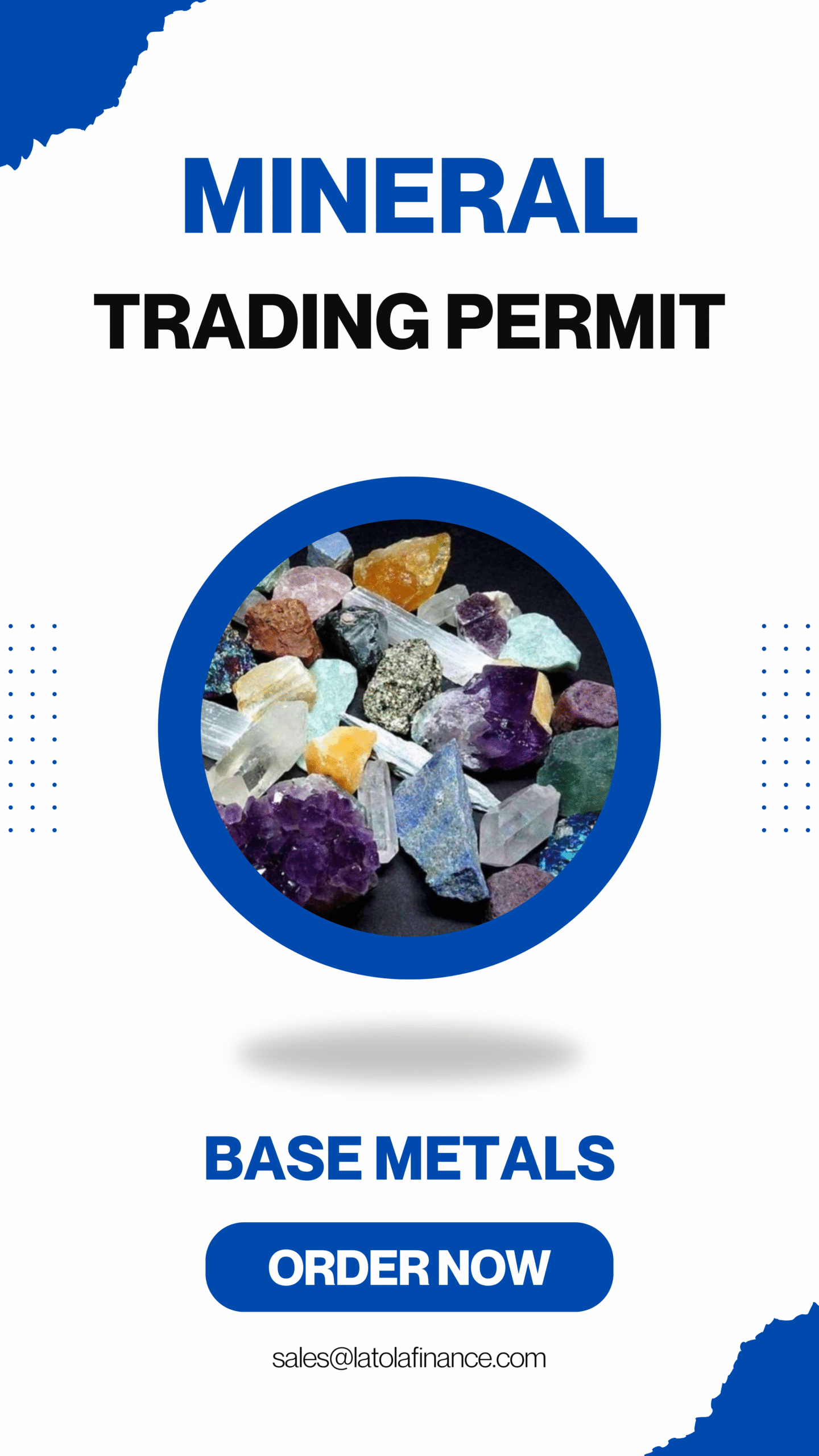 Mineral Trading Permit (Base Metals)